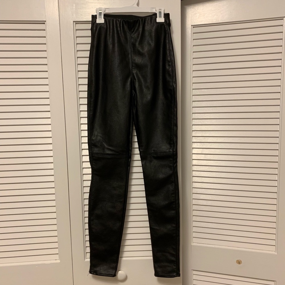 Faux Leather Pants